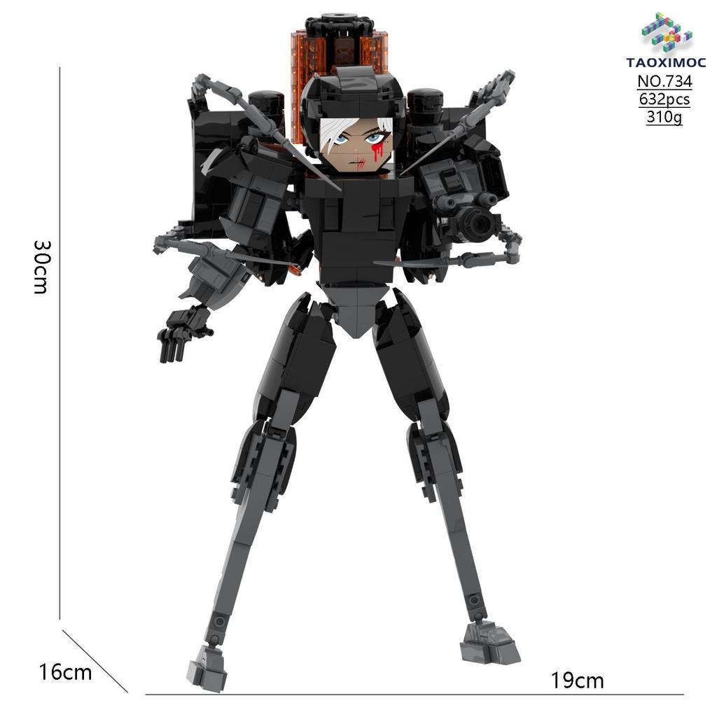 Titan Monitor & Toy Building Block Minifigure Set: Man vs. Toilet Man, Clock Man, TV Man, Audio Man