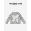 French Arielle De Pinto Girls' Spring and Autumn T-Shirt Butterfly Shirt Fashionable Inner Layer Base Shirt Girls' Long-Sleeve