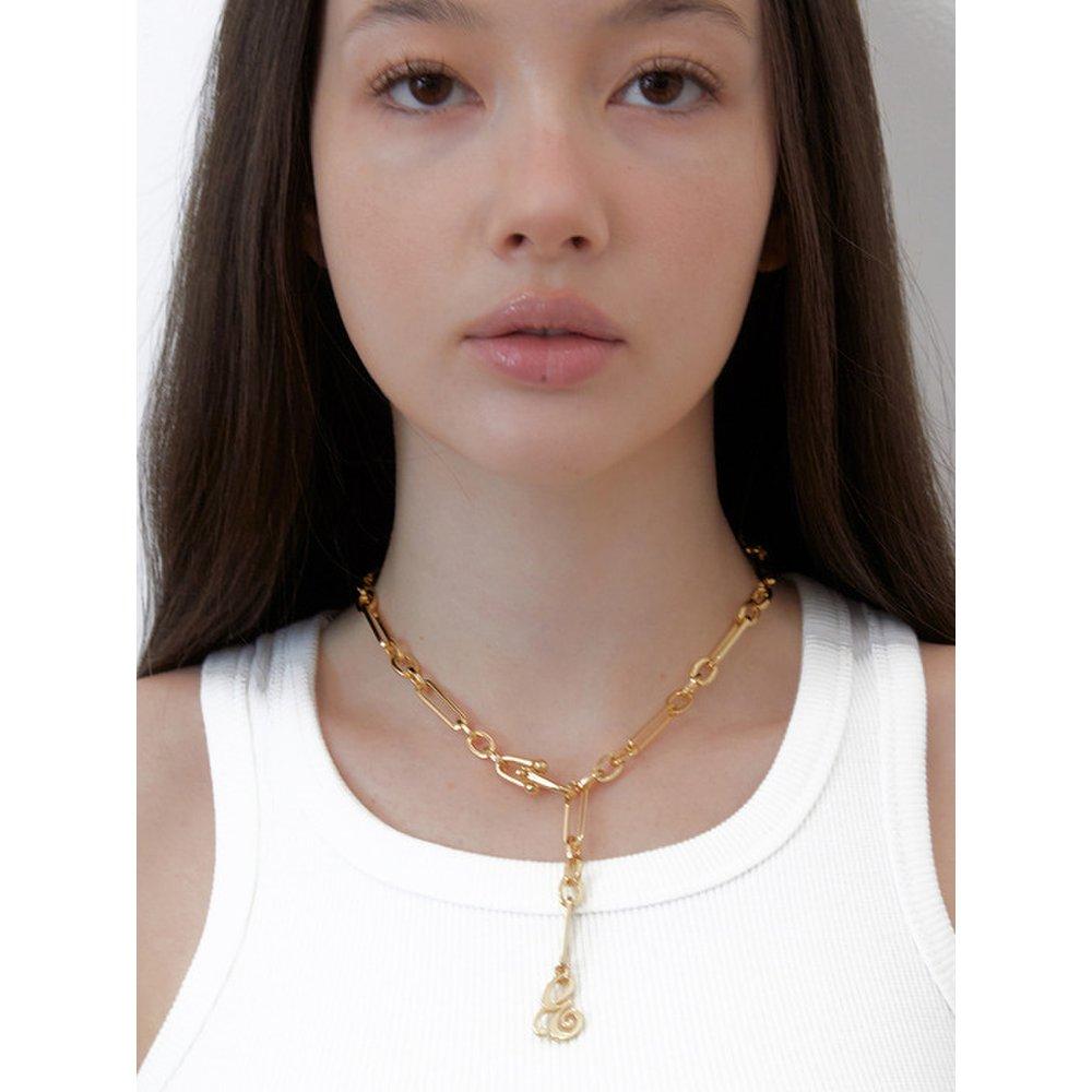2-Way Logo Chain Necklace (2 Colors)