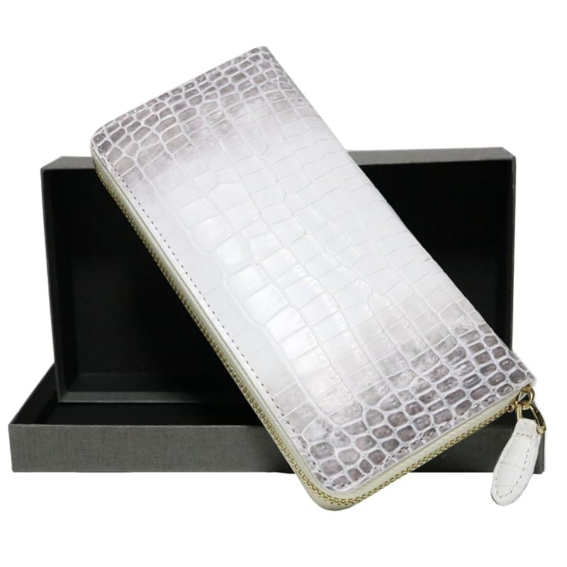 [Berkut] Himalayas cowhide Embossed crocodile long wallet men's ladies crocodile long wallet genuine leather Genuine leather leather crocodile