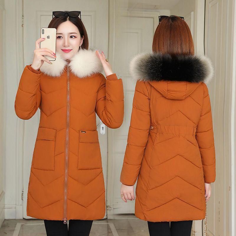 

Новый продукт Приталенное хлопковое пальто средней длины Женское Ветрозащитное Теплое Утолщенное хлопковое пальто Женское XXXL небесно-голубой