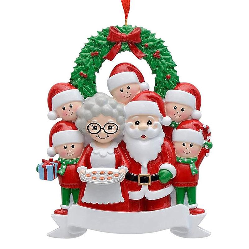 Fancyfamily Personalized Christmas Snowman Christmas Tree Decoration Acrylic Car Hanging Decoration Home Tree Decoration
