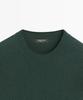 Masimodutti Wool Cotton Round Neck Knit Sweater