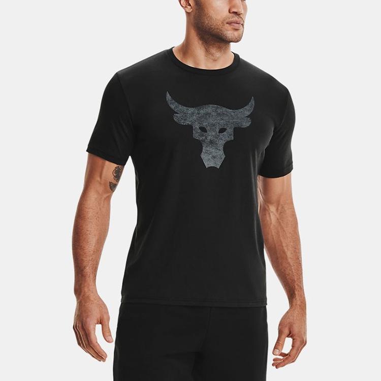 Under Armour Johnson Series Training T-Shirt Men Tops Black 1361733-001