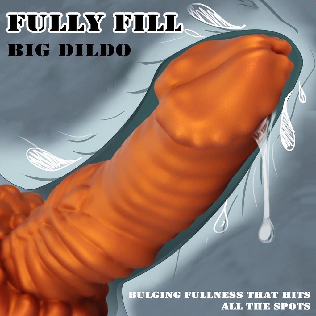 Alien Silicone Dildo Anal Plug Erotica Toy