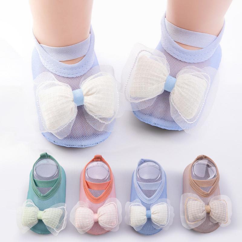 

Милые кавайные кружевные тапочки для серфинга с бантом, мягкие нескользящие напольные туфли для воды, летние носки