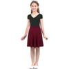 Big Girls Knee Length Skater Skirts A-Line Full Circle Stretchy Sundress Summer Party Casual Daily Wear