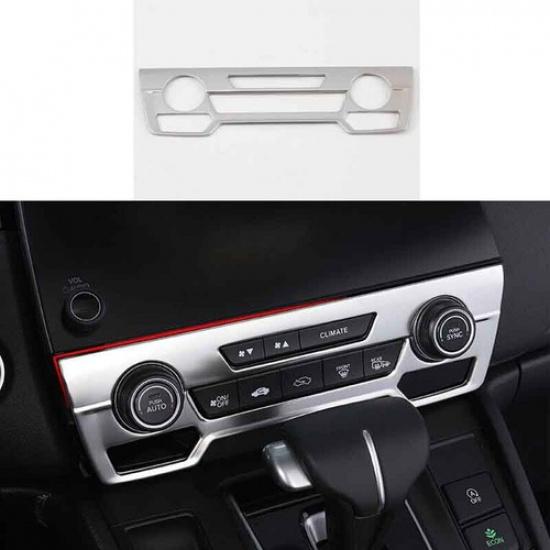 Trim For Honda CRV CR-V EX 1Pc Silver Titanium 2017- Console AC Switch Panel