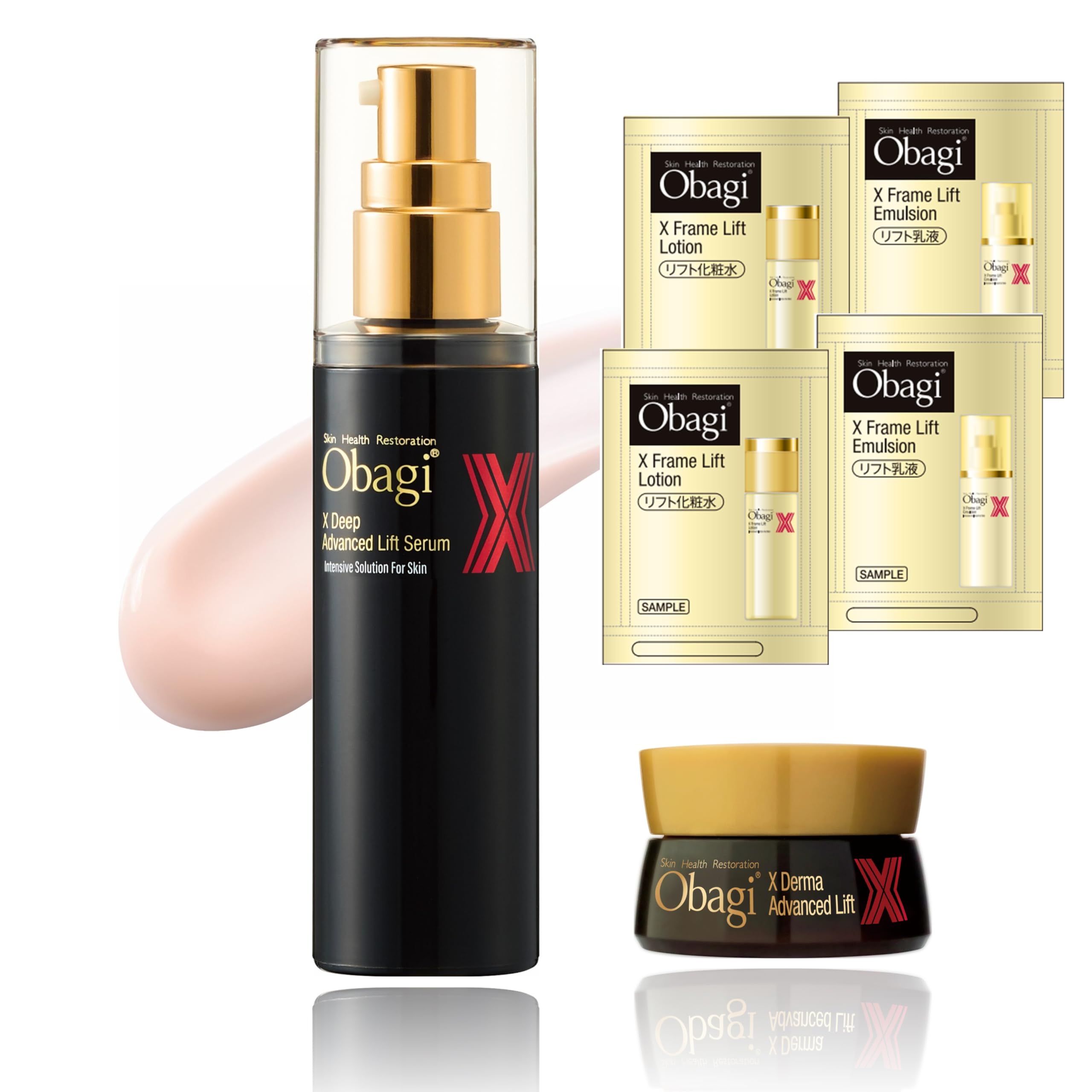 

Obagi Deep Advanced Drift Serum Набор для упругости кожи Мини 2 Тоник 2 Эмульсия Семена энотеры 6 типов (6г Крем, Саше, Саше, PQQ,