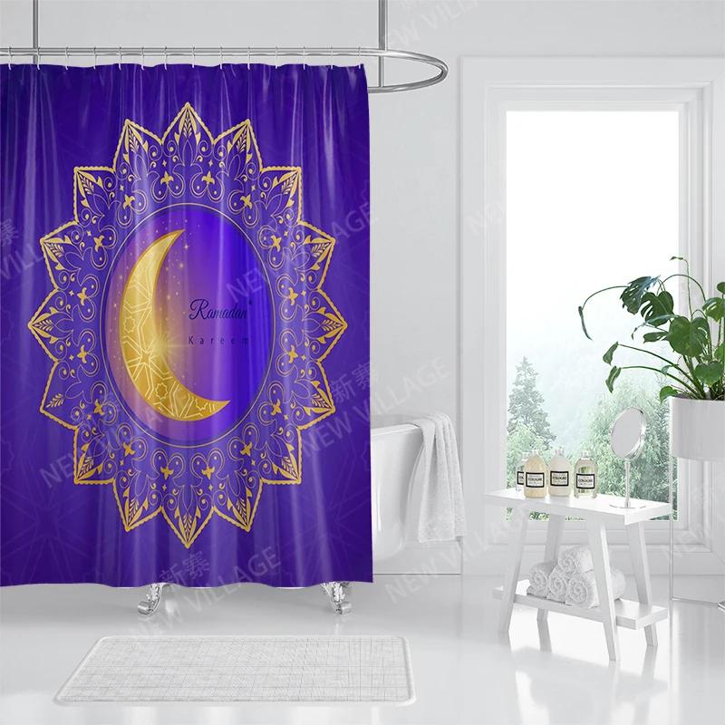 Home shower curtains for bathroom waterproof fabric bathroom Curtains castle Magic and Moon modern shower curtain180x200 240x200