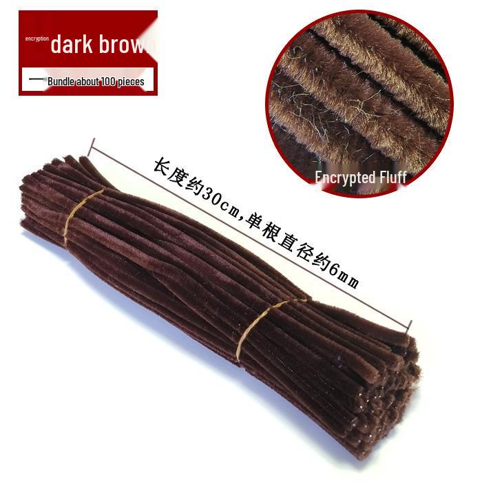 Super Dense Velvet Chenille Stems Sunflower Bouquet DIY Kit with Eco-Friendly Pipe Cleaners