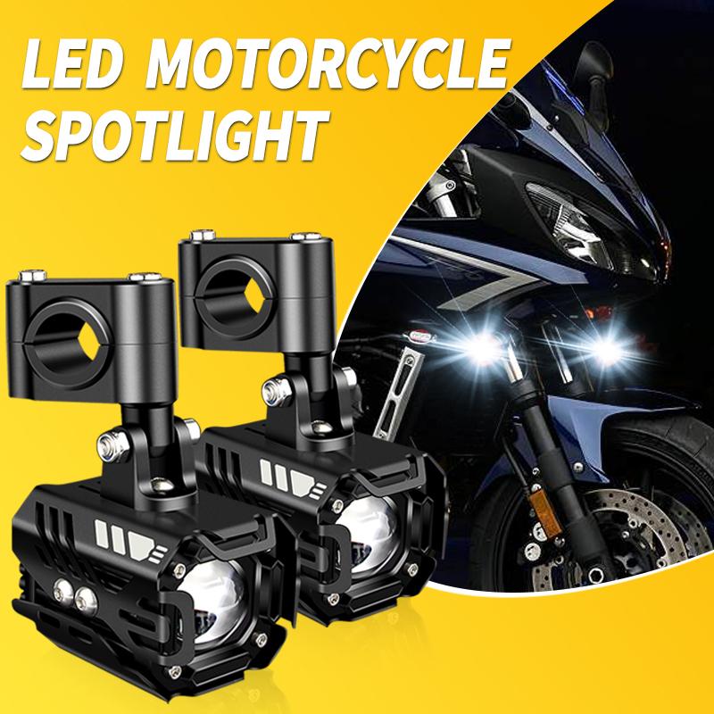 

1 Set White&Yellow Universal Driving Light For YAMAHA FZ6 FZ6FAZER FZ6N FZ6R FZ6S FZ 6 FAZER LED Spotlight Moto Headlights 80W