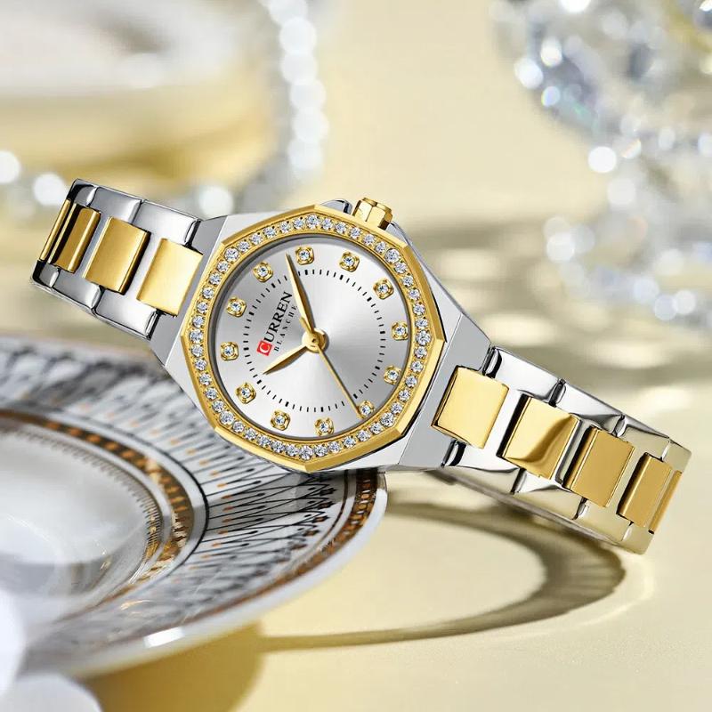Ladies' Fashion Accessories Diamond Watch Waterproof Women's Light Luxury Quartz Watch Holiday Gift Women's Exquisite Gift Watch