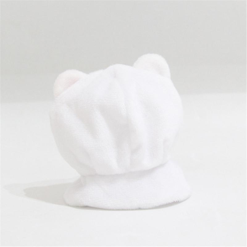 Soft Plush Dog Hooded Cloak For Kids Role Play Costume Accessory Thick PP Cotton Fill Doll Keychain Head Cover