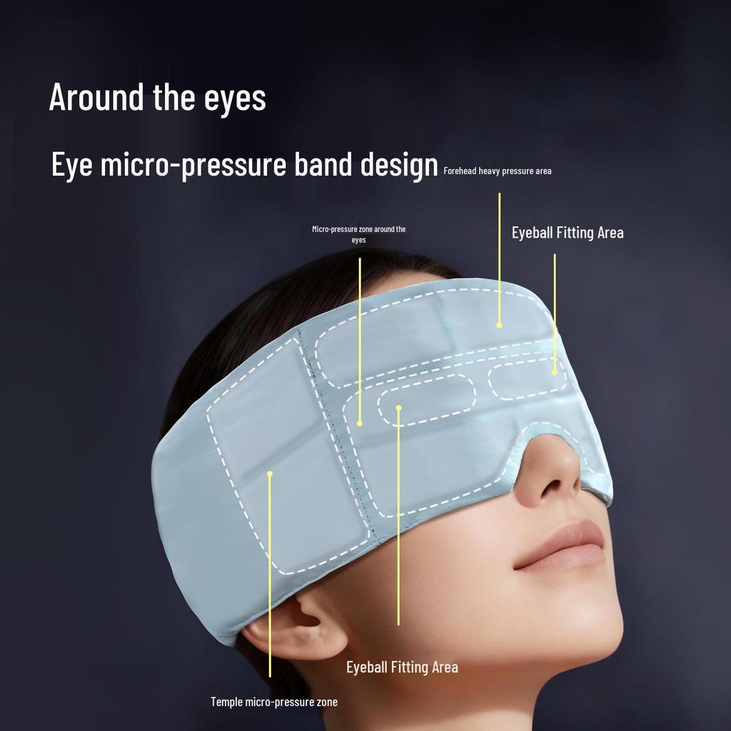 Herbal Eye Mask for Sleep – Light Blocking, Hot/Cold Compress, Unisex, Ideal for Naps & Sleep Aid