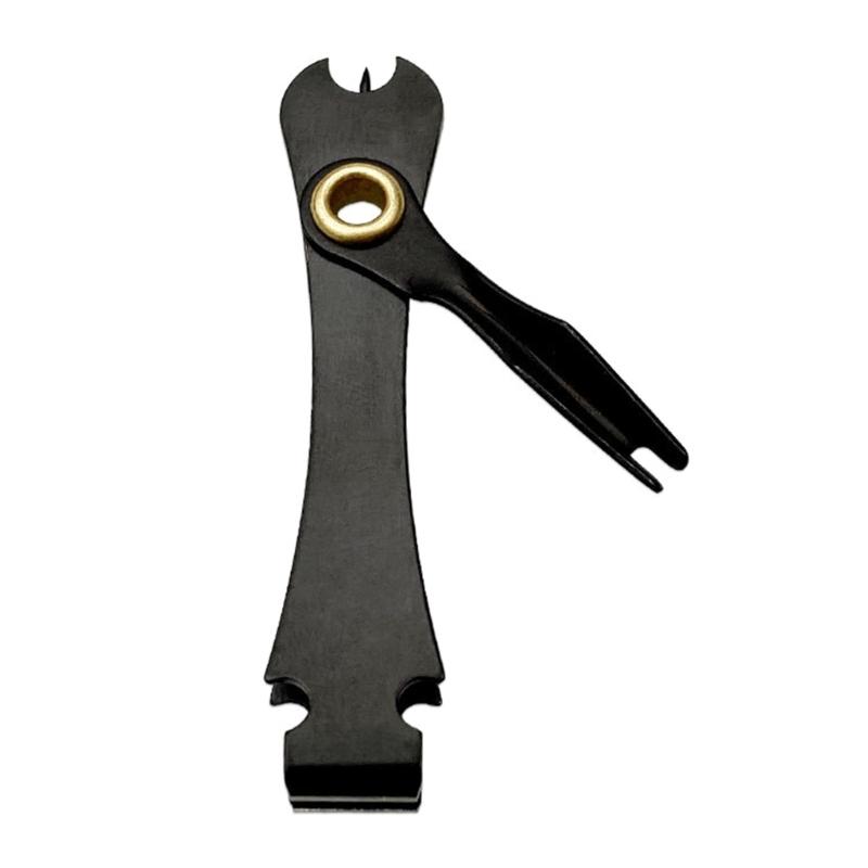 Tackle Box Accessories Knot Tying Tool Line Cutter Fishing Clippers with Retractor Multifunctional Fly Fishing Nipper