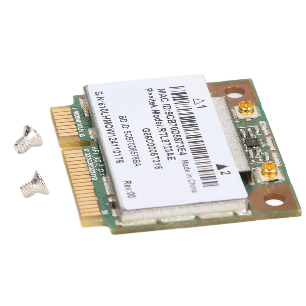 Wireless Network Card Mini PciExpress 802.11B g n 300M BT4.0 High Speed Transmission Plug and Play Network Card