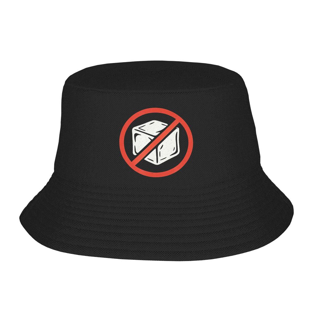 No ICE Protest Symbol Bucket Hat Summer Casual Fisherman Hats For Women Portable Fishing Caps Street Style Design Sun Hats