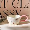 300ML Cute Cartoon Hand Pinched Irregular Ceramic Mugs Creative Coffee Cup Afternoon Tea Milk Juice Mugs Household Water Cups