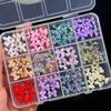 12Grid/Box Sanrio Hello Kitty Nail Art Decor Bowknot Nail Charms Cartoon Diy Decor Phone Case Nail Accessories Manicure Parts