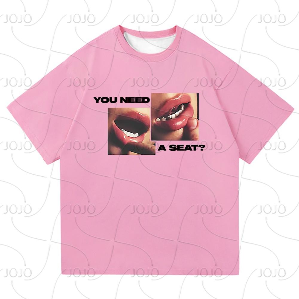 Bilie Eilish Hit Me Hard and Soft 2025 Tour T-Shirt YOU NEED A SEAT Retro Men/women Clothing Retro Harajuku Quick Dry Clothes