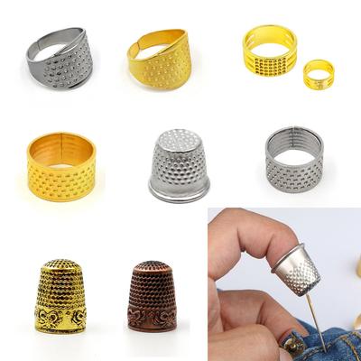 Crafts & Sewing Adjustable Sewing Tools Finger Protectors Adjustable Thimble Hand Sewing Protector Fingertip Sewing Accessories