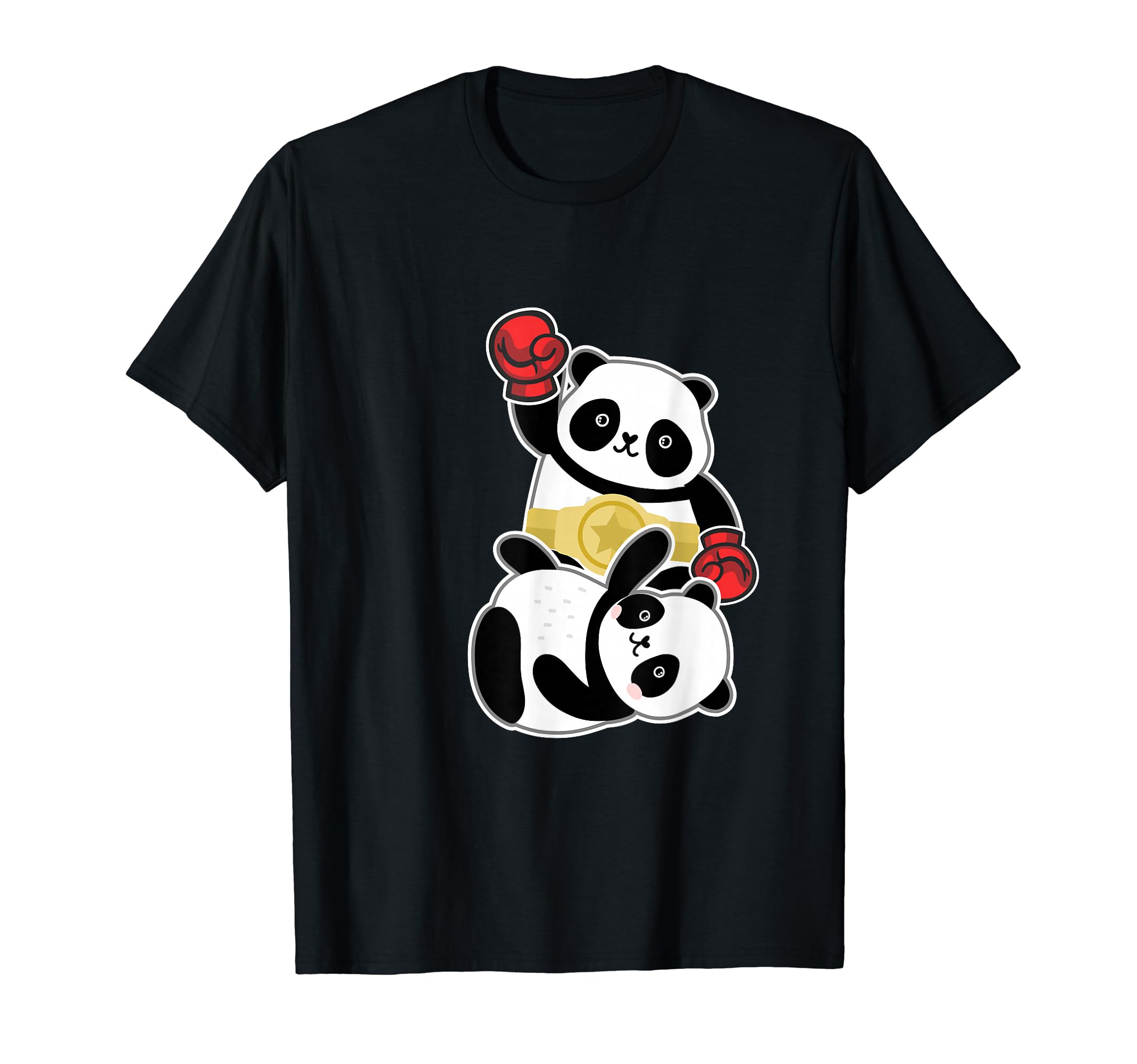 

Funny Animal Boxing Cute Panda Wrestling T-Shirt