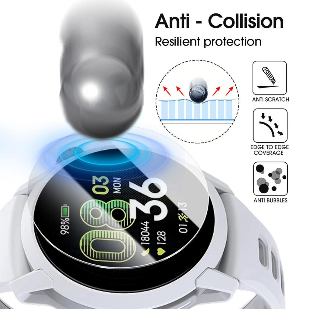 Easy Installation Tempered Glass for COROS PACE 4 Sport Watch Touch Sensitive Anti-scratch Screen Protectors with Install Kit