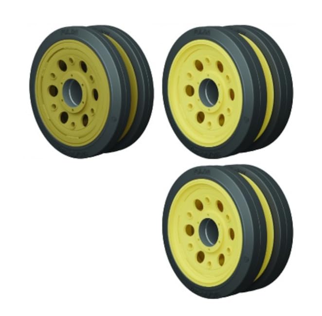 

Lithocraft WW2 Запасные колеса для немецкого танка Panzer III StuG III 75 мм, ширина 95 мм, шаблон F Пластиковые детали модели LK350048 1/35 & & (6 шт.) (танк)