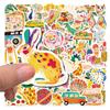 10/30/50pcs Colorful Illustration Graffiti Sticker Cute Animals Cartoon Decal DIY Laptop Journal Notebook Aesthetic  Sticker Pac