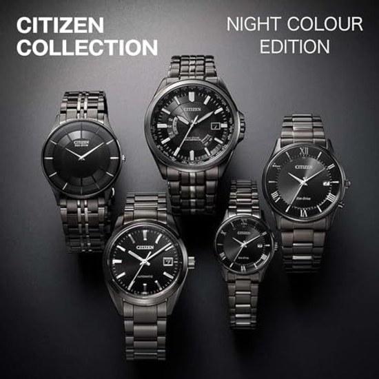 CITIZEN wristwatch COLLECTION (radio-controlled watch water-resistant thin) AS1064-53E light-powered Eco-Drive NIGHT COLOUR EDITION sapphire glass