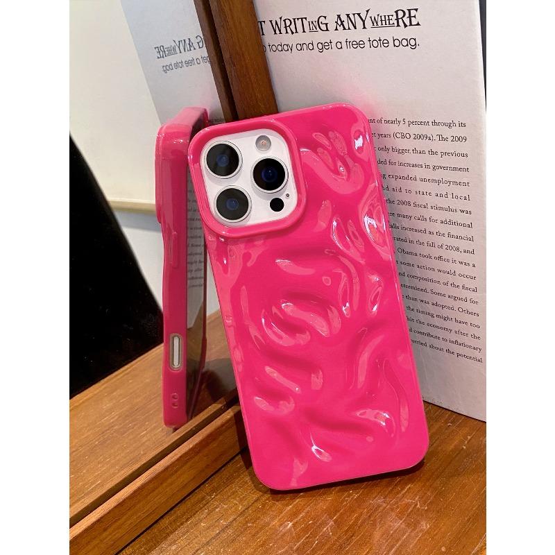Explosive Jelly Solid Color Meteorite Pattern Phone Case Protective Cover All Inclusive for Apple for IPhone 17 Promax/16