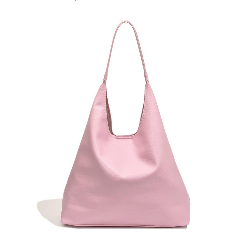 Fashion Big Bag New Versatile Casual Shoulder Commuting Large-capacity Soft Leather Tote Bag