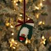 Ornements Peluches Arbre de Noël faits à la main et Décorations Clochettes Nouvel An pour Suspendre dans la Voiture