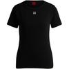 Hugo Womens/Ladies Embroidered Logo Regular T-Shirt