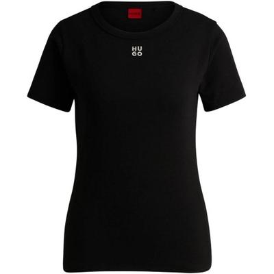 Hugo Womens/Ladies Embroidered Logo Regular T-Shirt