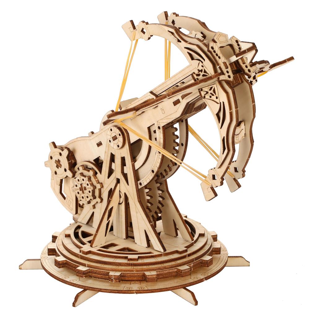 siege onager 3D Car Wooden Puzzle, Scale Model,DIY Model Kit, Handcraft Gift,Home Decoration,Mechanical Model Kit, Building Toy