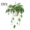 Versatile Plant Wall Decorations Watercolor Potted Stickers, PVC Waterproof Hanging Pothos/Daisy Decals, Removable Easy Peel And Stick Home