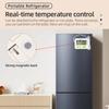 Temperatuurmeter met LCD-scherm, digitaal, meetbereik -50 tot 100℃, met externe sonde, oververhittingsalarm en sterke magnetische achterkant.