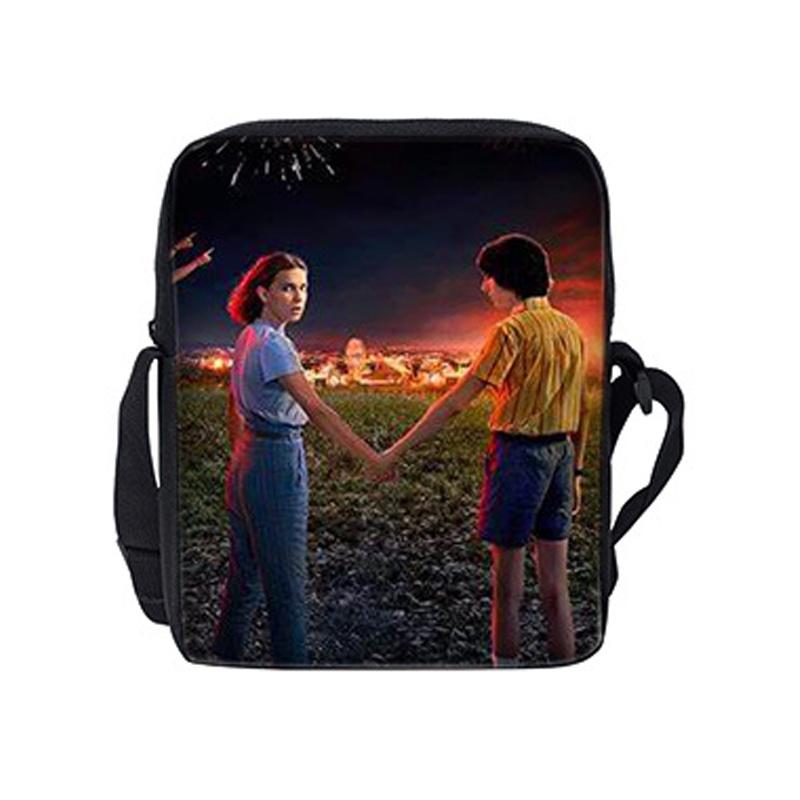 Στυλάτη Τσάντα Φαγητού Stranger Things Τσάντα Χιαστί Για Επιστροφή Στο Σχολείο