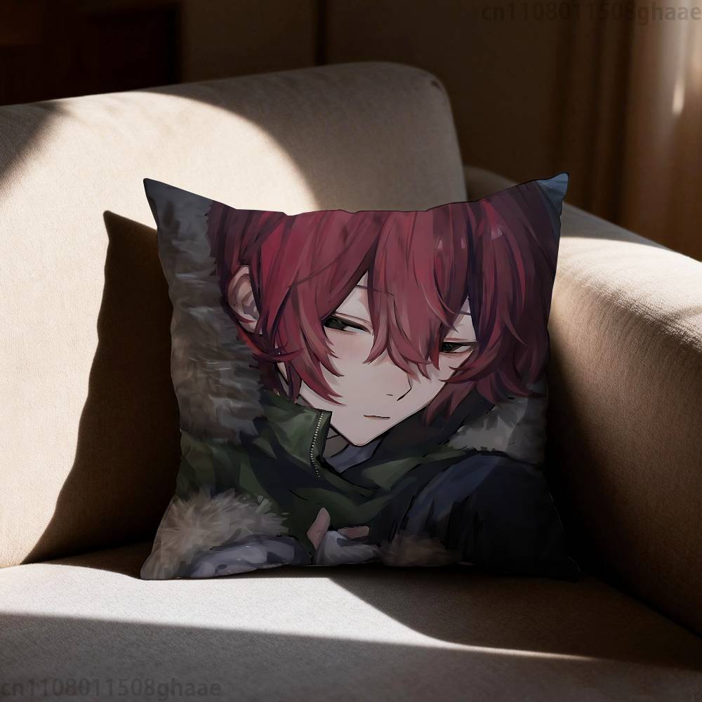 Zeno Remake Anime Pillow Case Sofa Living Room Bedroom Headboard Backrest Cushion Square Cushion Nap Time