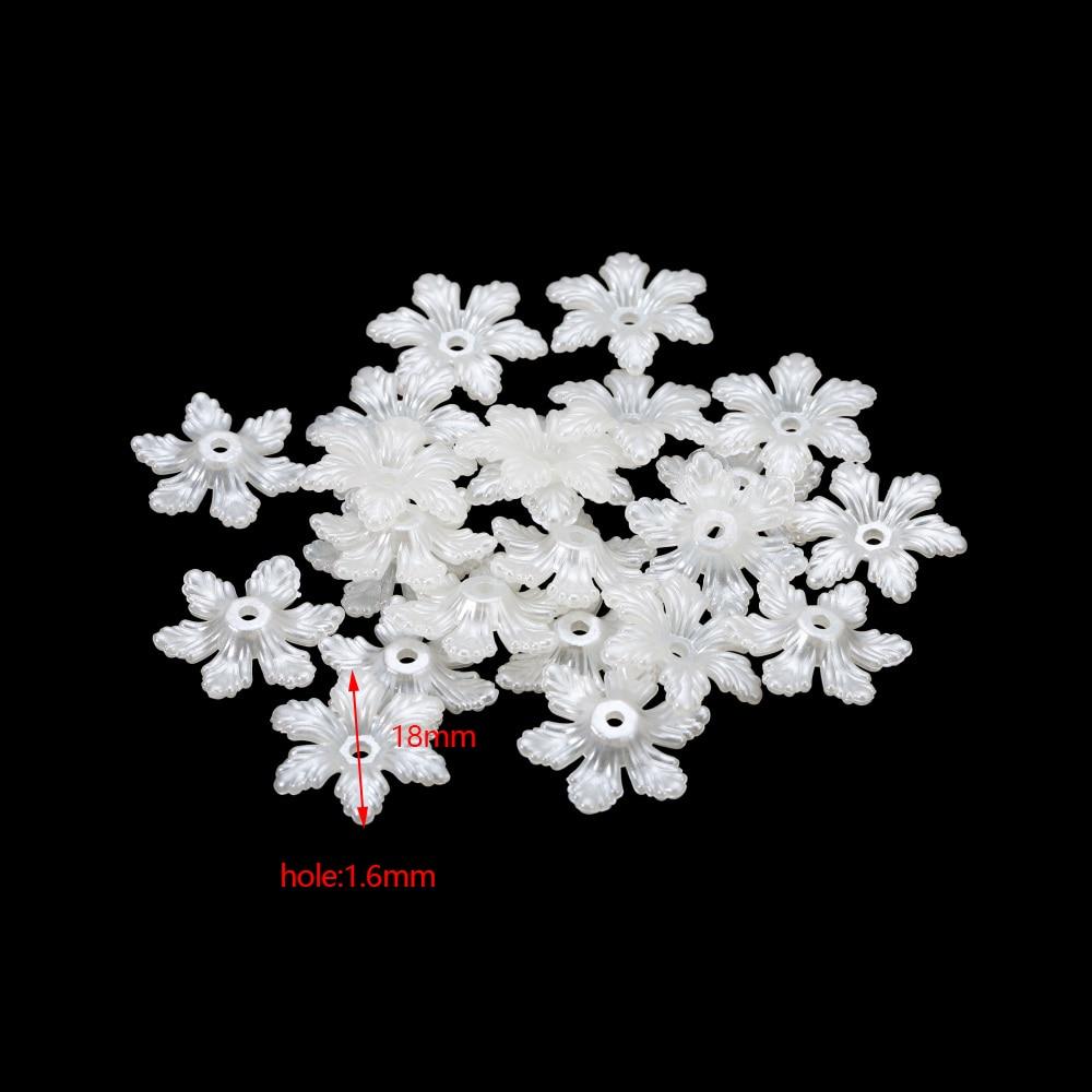 

20 шт./лот, акриловые цветы, искусственный жемчуг, очаровательные бусины для DIY, серьги, ожерелье, браслет, аксессуары для изготовления ювелирных изделий