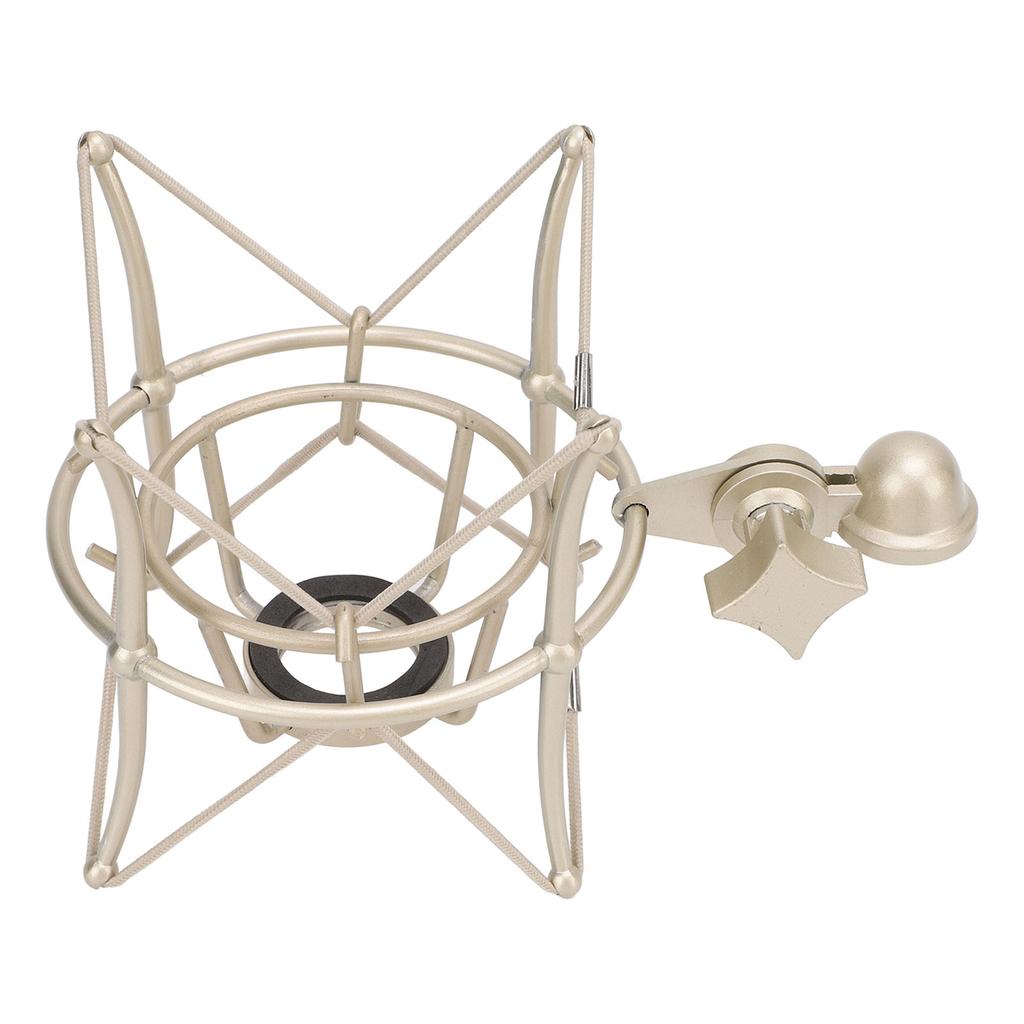 Microphone Shock Mount Zinc Alloy Anti Vibration Studio Mic Shockmount Stand Secure Support for Recording Station Studio