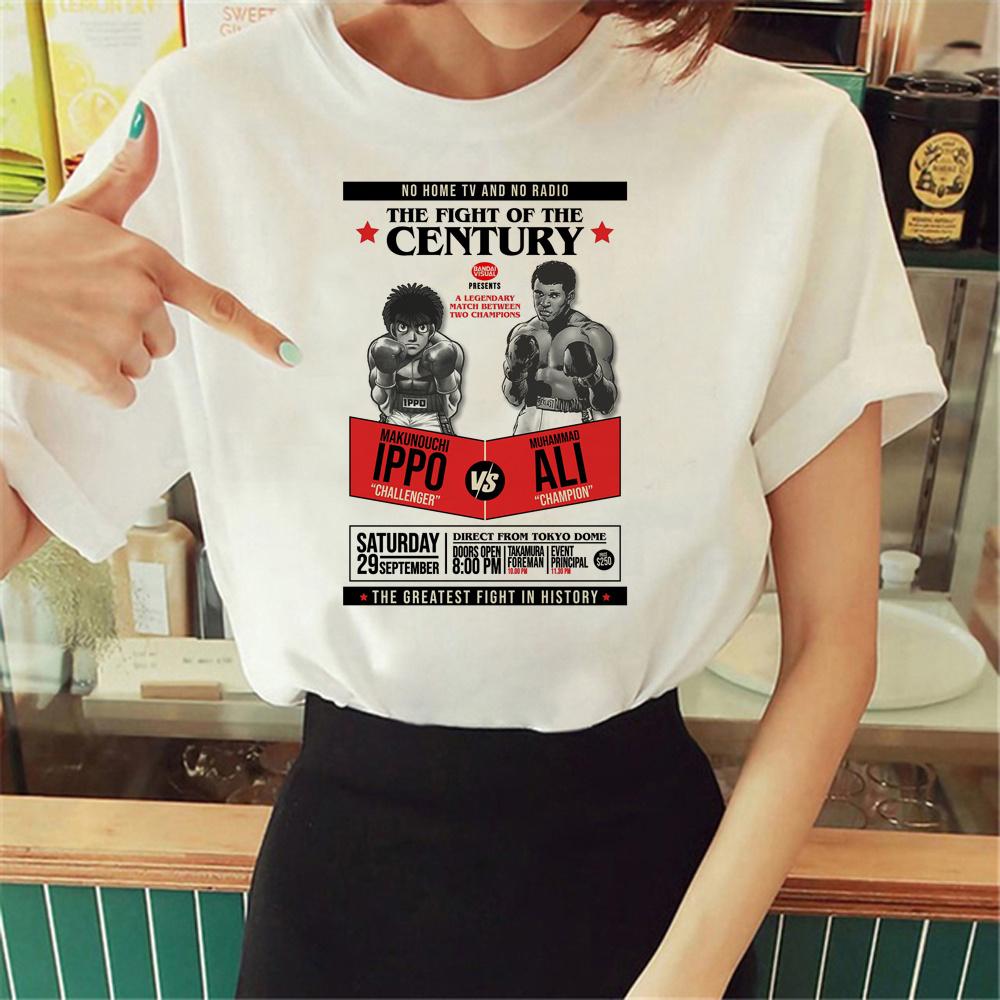 Hajime No Ippo top women designer summer t-shirts female y2k clothes