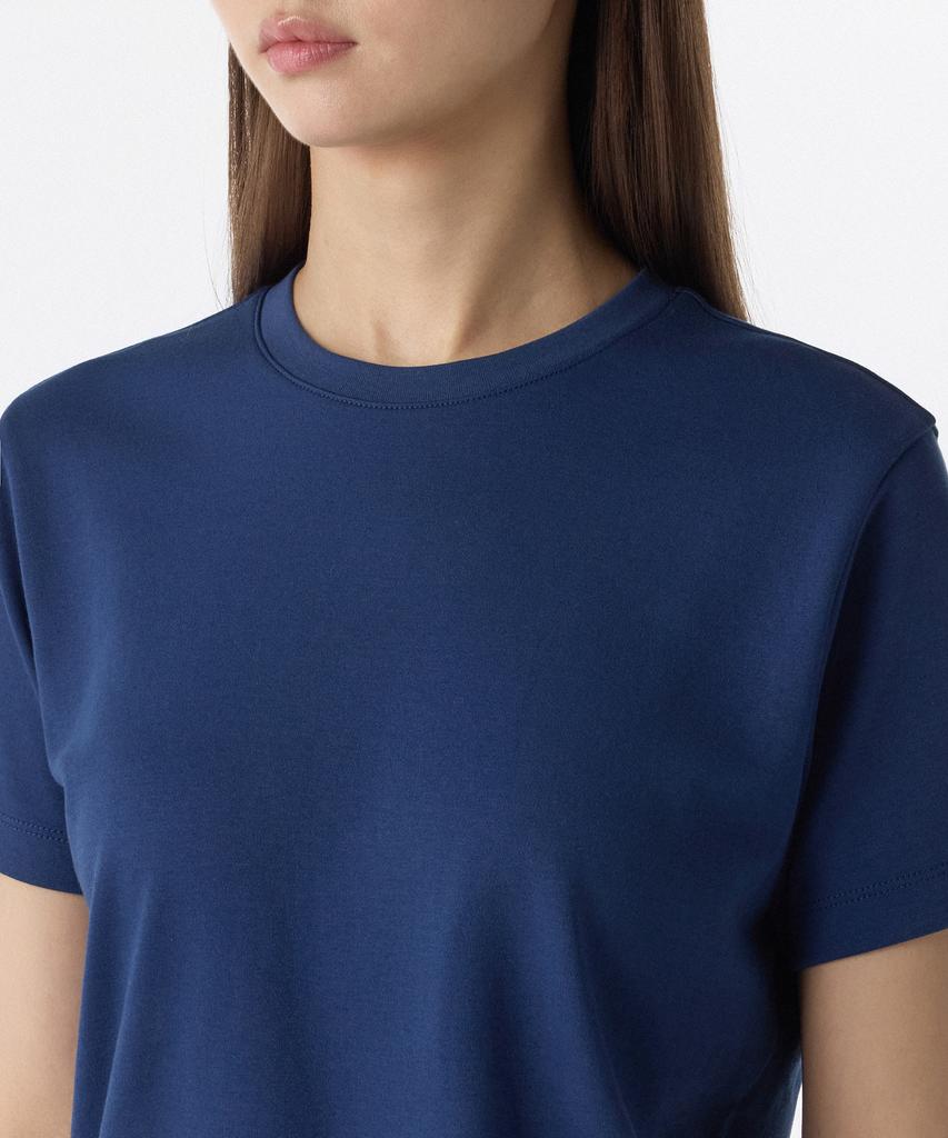 MUSINSA STANDARD WOMAN Women'S Basic Crew Neck T-Shirt [Midnight Blue]