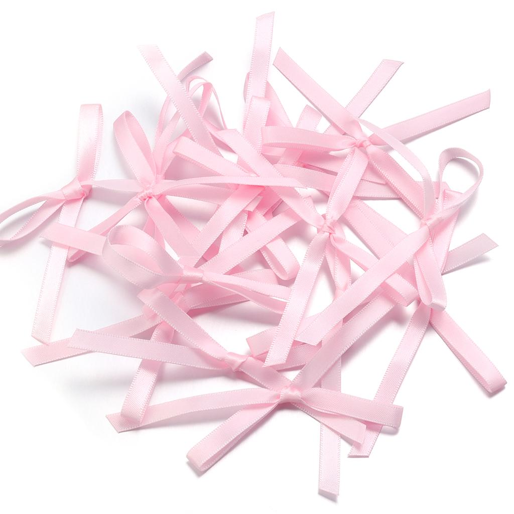 30pcs 6.5*8.5cm Polyester Satin Ribbon Bows Colorful Ballet Style Bows For DIY Wedding Party Clothing Headwear Gifts Decoration