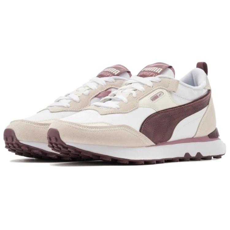 Puma Rider Fv Breathable Lightweight Low-Top Casual Shoes Women sneaker Off-White 387476-01