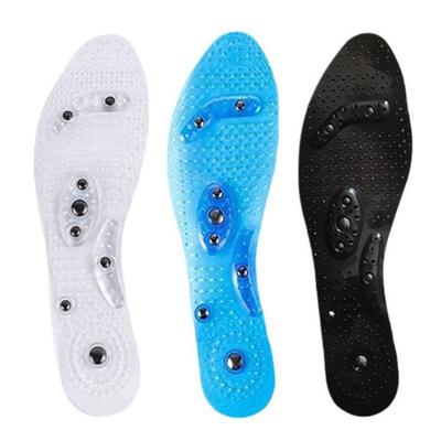 Yongquan Magnetische Akupunktmassage-Einlegesohle – Unisex-Fußtherapie-Pad mit Kieselstein-Design