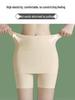 Women's Double-Layer High-Waisted Safety Pants - Pure Cotton, Antibacterial Crotch, Anti-Exposure, Lightweight Summer Wear, Outer or Base Layer.