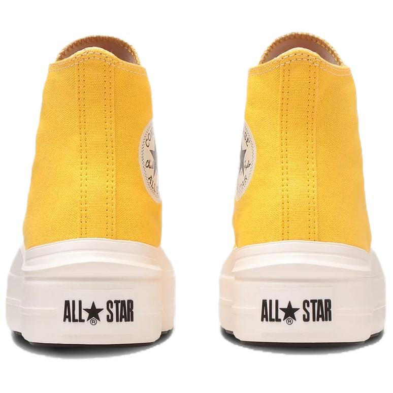 Converse All Star Light Plts Ii Hi Comfortable Versatile Durable High-Top Canvas Shoes Women sneakers Yellow 31312523-215